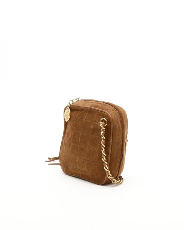 Chanel CC Quilted Fringe Bag in Suede from A Retro Tale, photo 2 of 11