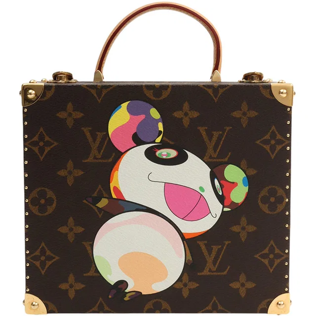 Louis Vuitton Takashi Murakami Collaboration Monogram Panda Jewelry Box Brown / Multi in Brown from VINTAGE QOO TOKYO