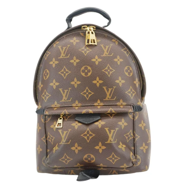 Louis Vuitton Palm Springs PM Monogram Canvas Backpack Brown in Brown Coated canvas from Dallas Designer Handbags