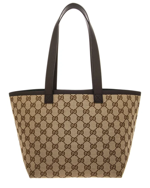 Gucci Totissima Small Coated Canvas & Leather Tote, image 1 of 1 from Rue La La