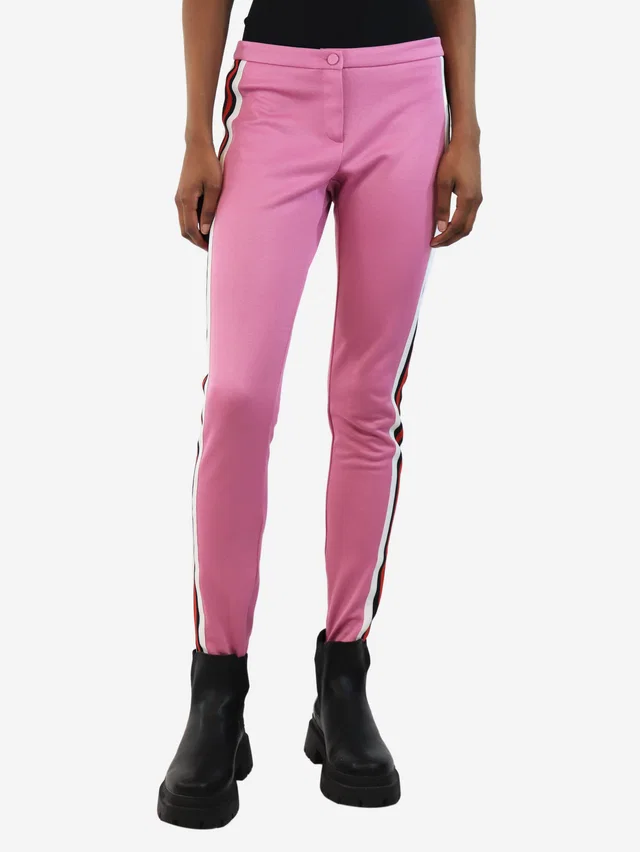 Gucci Purple stirrup trousers - size S in Purple from Sign of the Times