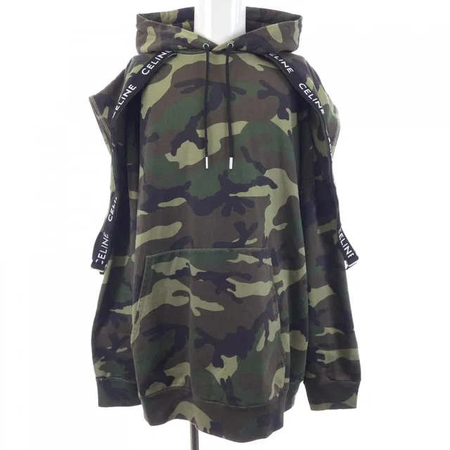 Celine Hoodie Khaki in Green from The Reluxe