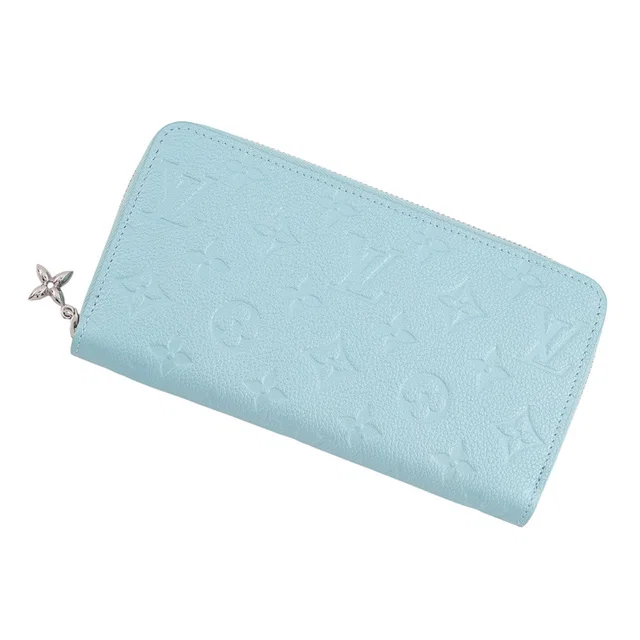 Louis Vuitton Zippy Wallet Azur FrostM12680 Monogram Empreinte Leather in Leather from GALLERY RARE