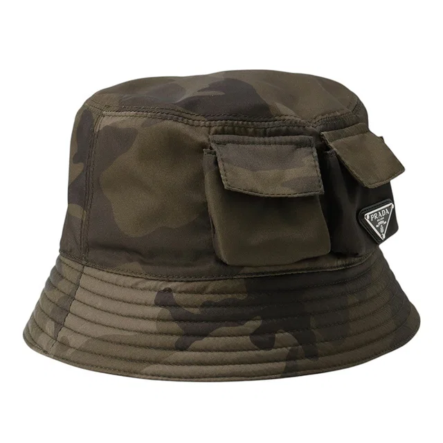 Prada Bucket hat Size L Green2HC350 Nylon in Nylon from GALLERY RARE
