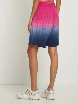 Agr Shorts with drawstring and zigzag pattern in 100% Cotton, photo 4 of 11 from LUISAVIAROMA