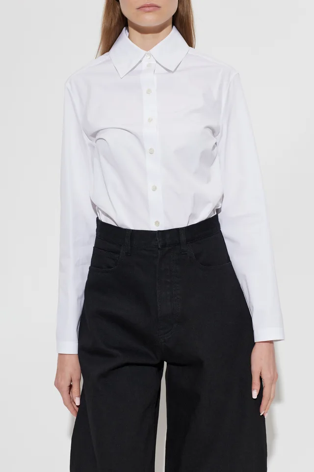 Alaïa Long Sleeved Buttoned Bodysuit, photo 2 of 5 from SENSER
