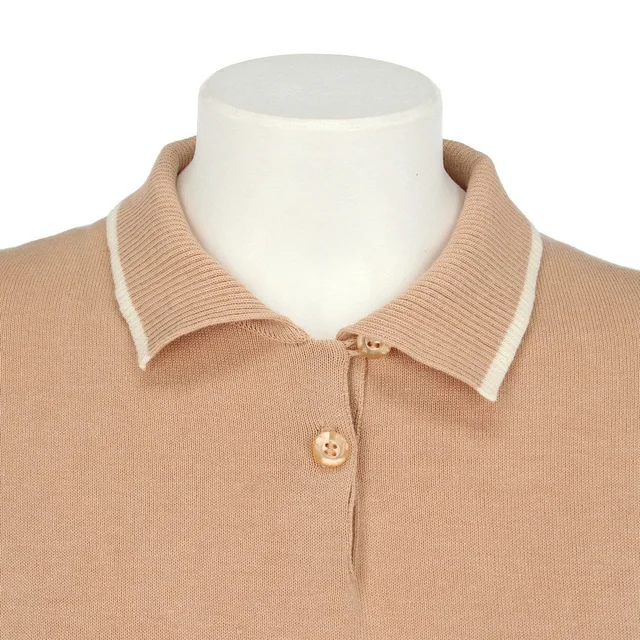 Givenchy Nude Pink Knitted Polo - '90s in pink from Her-Age, photo 6 of 8