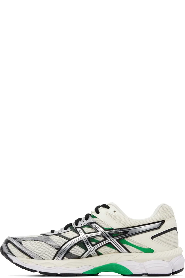 ASICS Beige & Green Gel-Cumulus 16 Sneakers, photo 3 of 5 from SSENSE