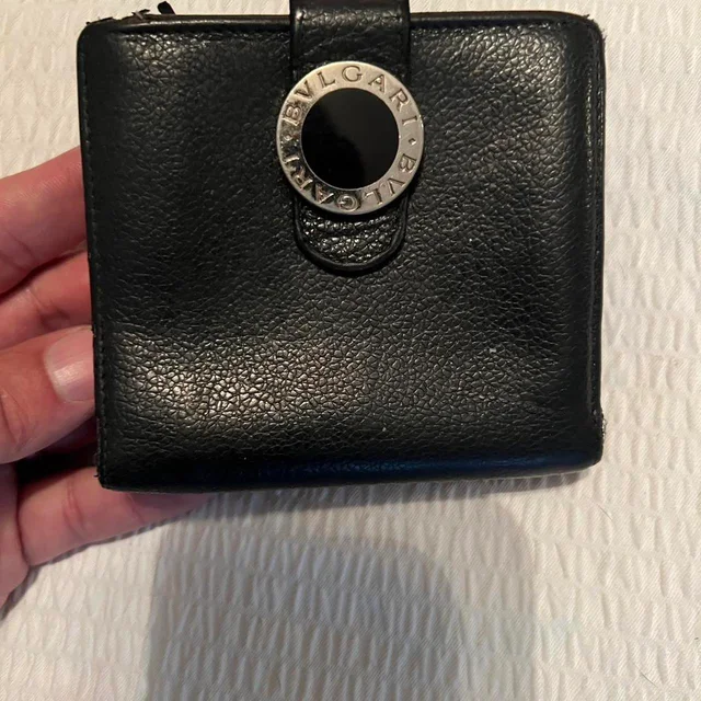 Bvlgari Women's Wallets - Black in black from Depop, photo 1 of 1