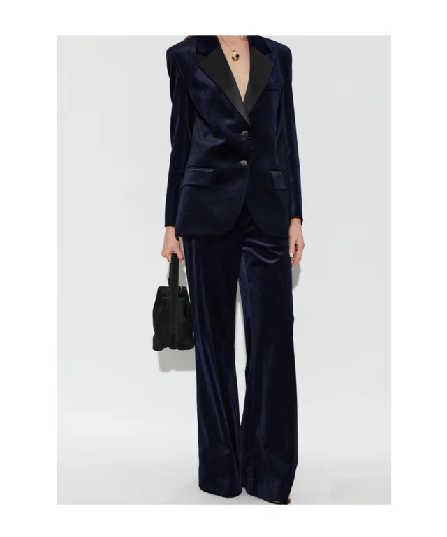 Victoria Beckham High-Rise Velvet Pants, photo 3 of 4 from SENSER