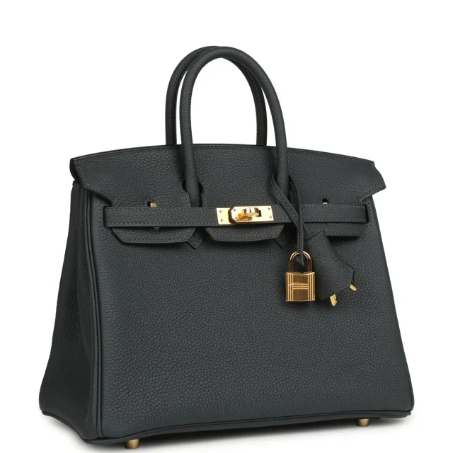Hermès Birkin 25 Gris Misty Togo Gold Hardware in Grey Togo leather from Madison Avenue Couture, photo 2 of 9