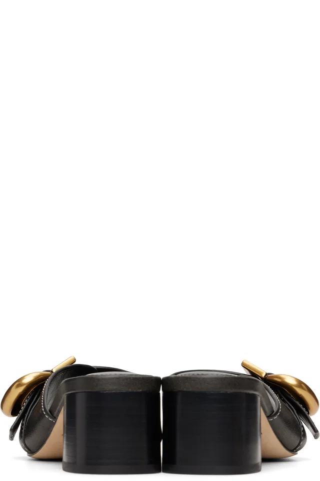 Marc Jacobs Black 'The Doll' Heeled Sandals, photo 2 of 2 from SSENSE