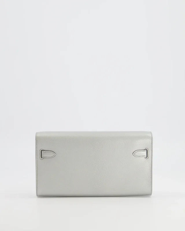 Hermès Kelly To Go Bag in Silver Goatskin from Sellier, photo 7 of 21