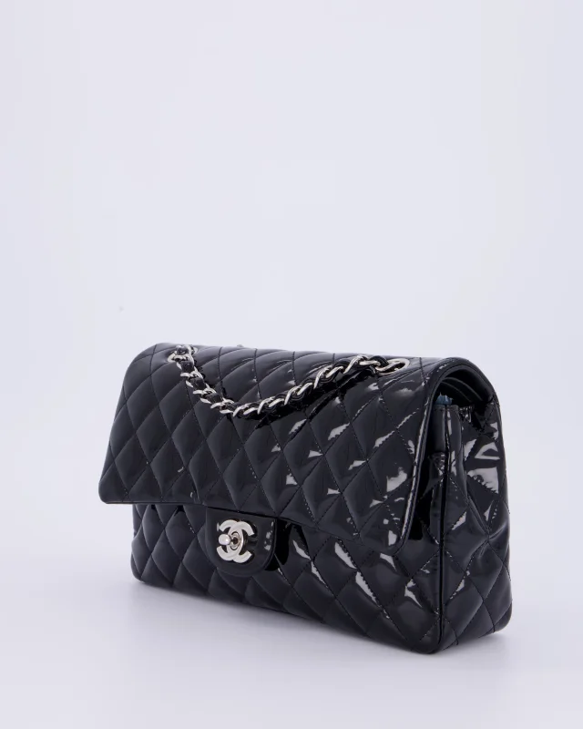 Chanel Medium Double Flap Bag in Black Patent leather from Sellier, photo 9 of 18