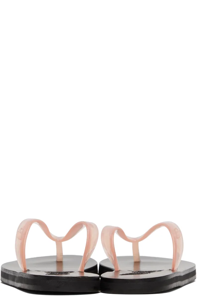 Ancient Greek Sandals Pink Saionara Jelly Flip-Flops, photo 2 of 5 from SSENSE