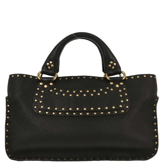Celine Black Boogie Bag Handbag in Black Leather from AMORE Vintage Tokyo