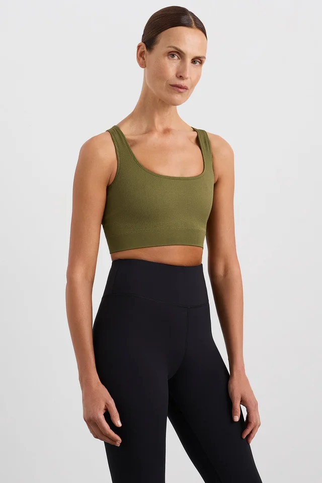 Athletica Seamless Crop 331 in Beige from Aje, photo 1 of 1