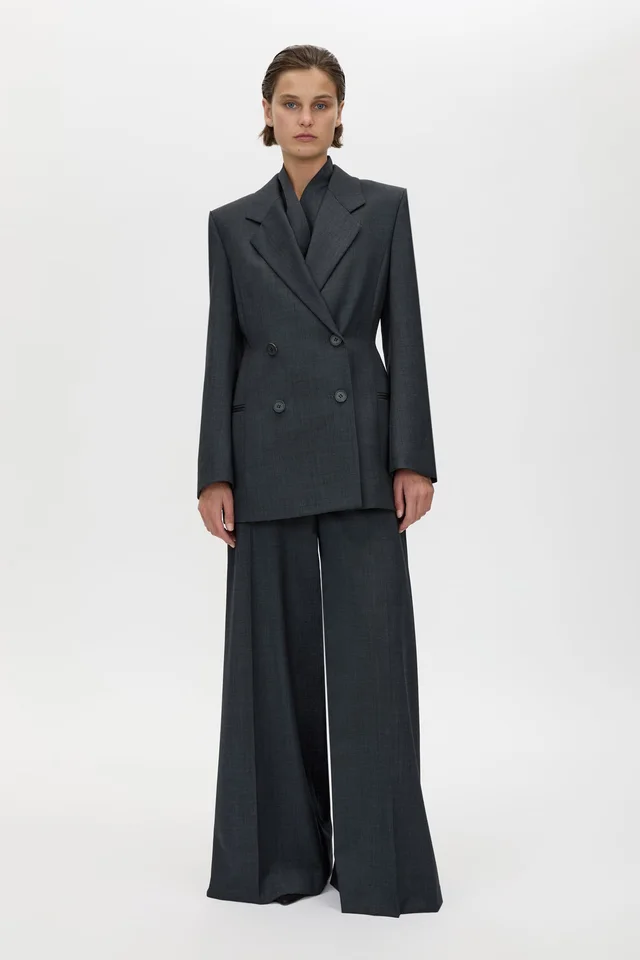 C&M CAMILLA AND MARC SALE Ascent Fitted Hourglass Blazer in Grey from Camilla and Marc, photo 1 of 1
