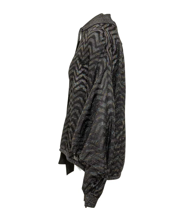 Missoni Seraphim Chevron Tie-Neck Cardigan, photo 2 of 4 from SENSER