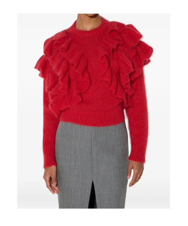 Elisabetta Franchi knit pullover with ruffles, photo 2 of 5 from SENSER