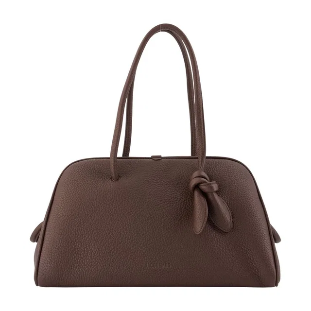 Jacquemus Shoulder Bag — Brown Calfskin in Brown Calfskin from HEWI