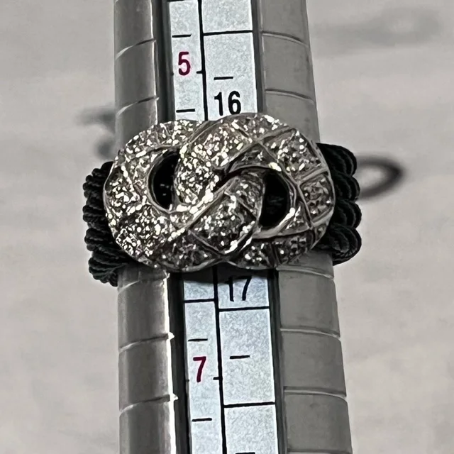Charriol Celtic Noir Authentic Rare 18k White Gold/Diamonds Cable Ring from Poshmark