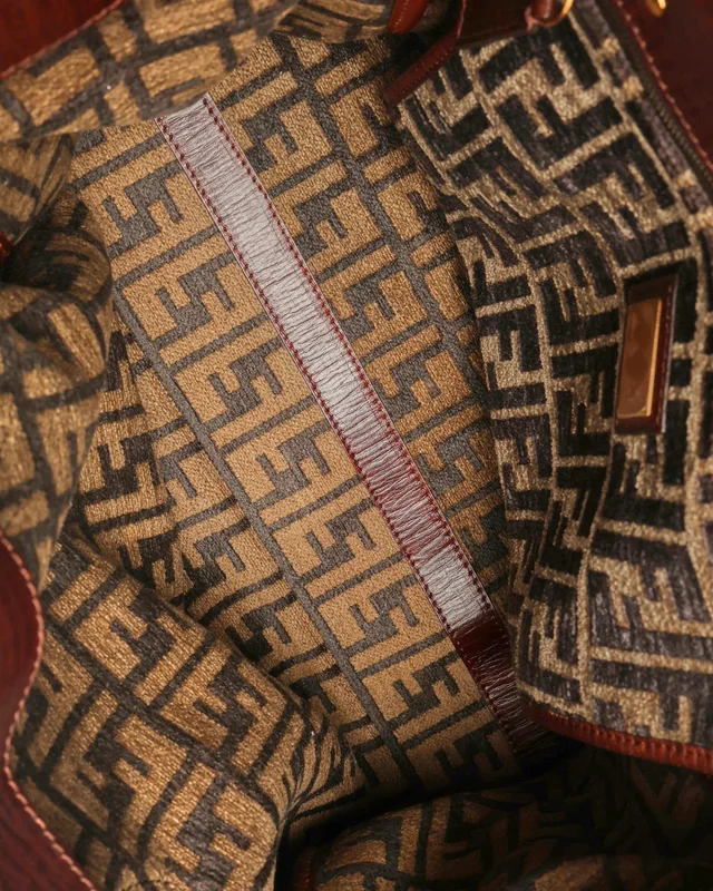 Fendi Zucca Suede Bag in Suede from A Retro Tale, photo 8 of 10
