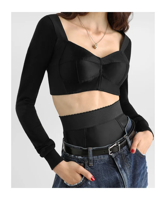 Dolce & Gabbana satin bustier top, photo 2 of 5 from SENSER