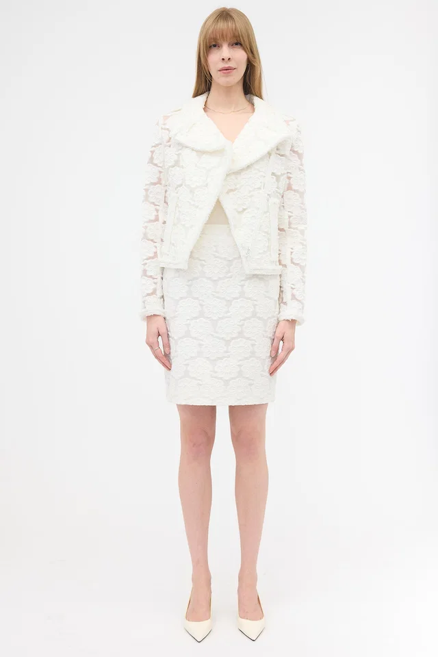 Chanel Cruise 2009 Terry Floral Co-ord Set in Nylon from VSP Consignment