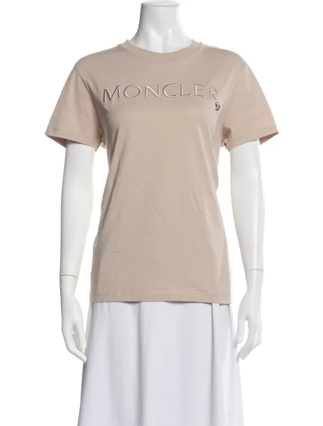 Moncler Graphic Print Crew Neck T-Shirt from The RealReal