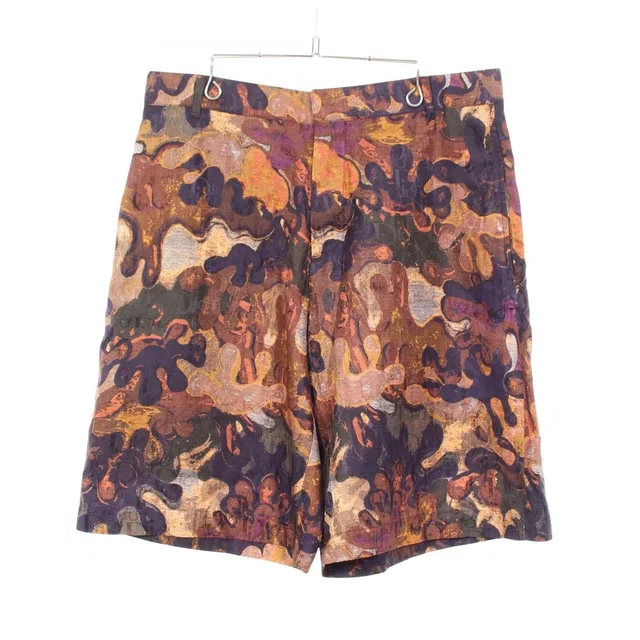 Dior Pants Peter Doig Camouflage Shorts Silk Cotton in Silk from The Reluxe
