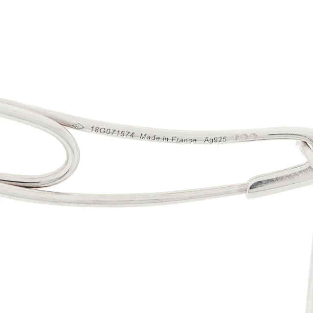 Hermès Sterling Silver Chaine d'Ancre Punk Necklace ST in Silver from FASHIONPHILE, photo 3 of 4