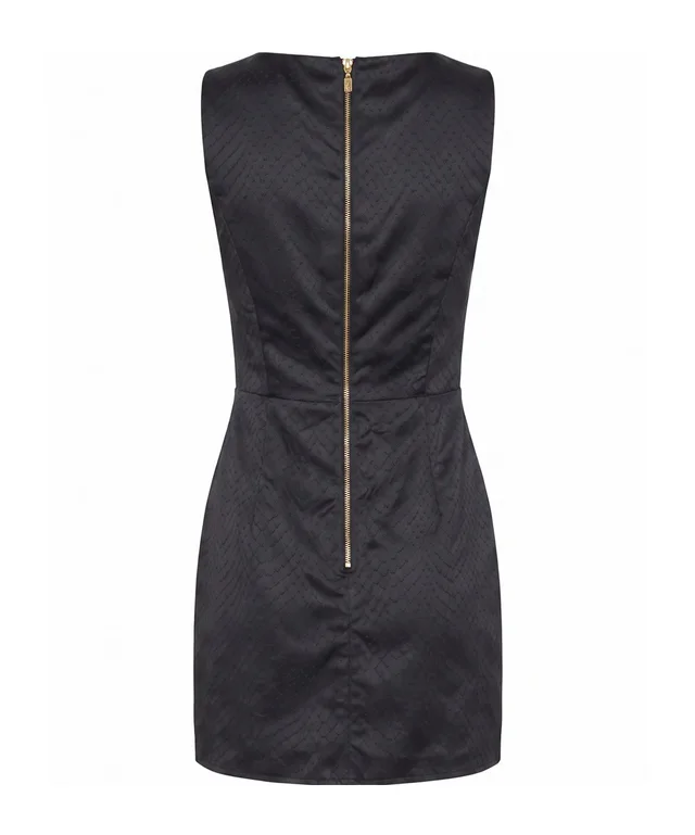 Elisabetta Franchi taffeta mini dress with fish scale pattern, photo 3 of 5 from SENSER