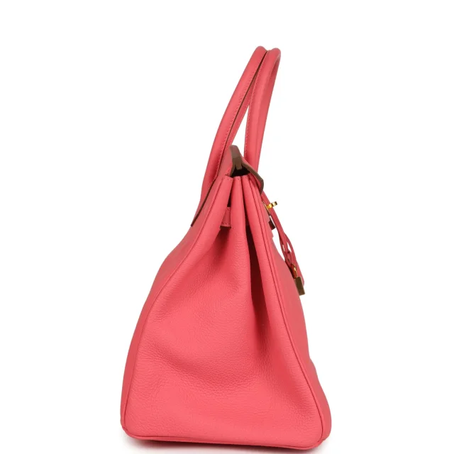 Hermès Birkin 35 Rose Lipstick Togo Gold Hardware in Pink Togo leather from Madison Avenue Couture, photo 3 of 9