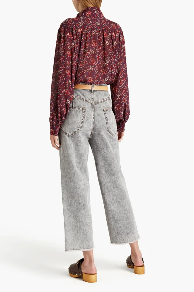 Marant Étoile Laliskasr Acid-Wash High-Rise Straight-Leg Jeans, photo 3 of 4 from THE OUTNET