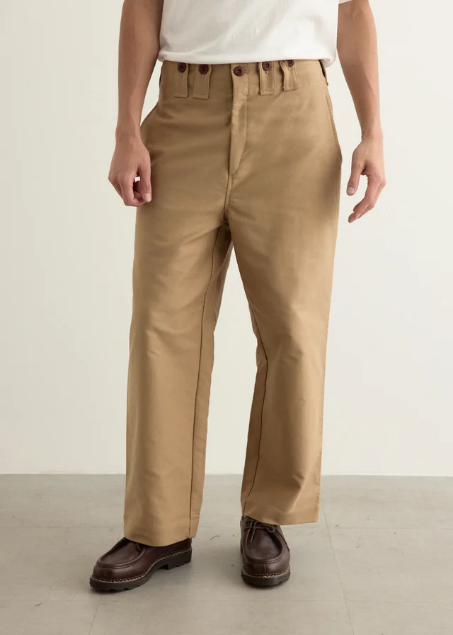 Junya Watanabe Cotton Moleskin Pants in Beige from Incu, photo 1 of 1