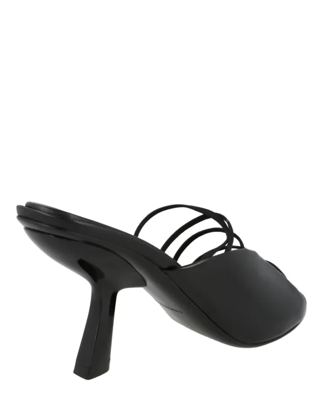 Salvatore Ferragamo Altaire Strappy Mules in black, photo 3 of 6 from ShopSimon