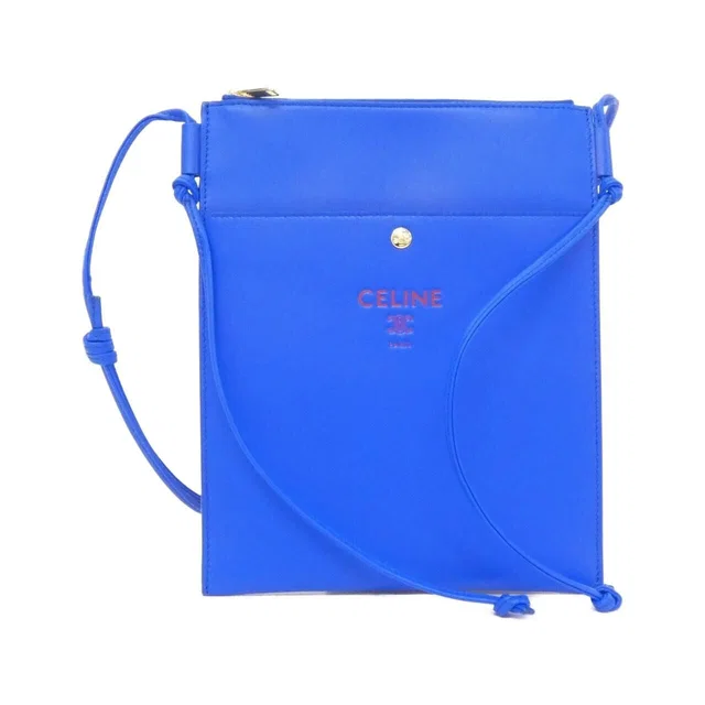 Celine Shoulder Bag Blue in Blue Lambskin from The Reluxe