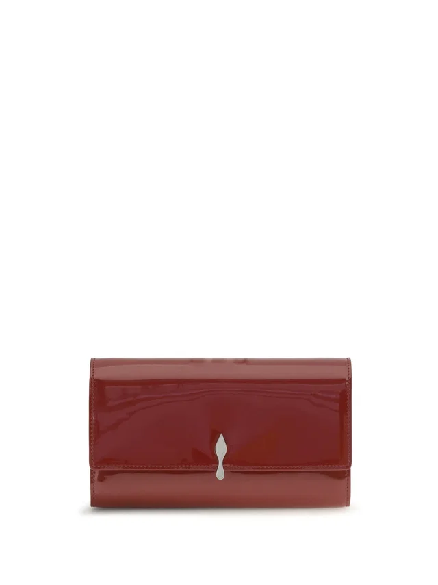 Christian Louboutin Bettina Wallet On Chain — Red Calf Leather Bos Taurus in Red Calfskin from HEWI