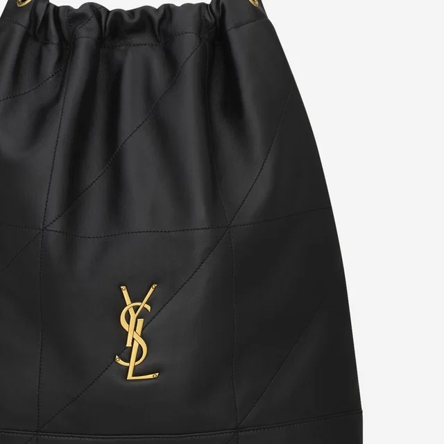 Saint Laurent Jamie Shoulder Bag — Black Lambskin Leather in Black Lambskin from HEWI
