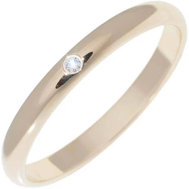 Cartier 1895 Wedding Ring Au750 Diamond Ring Size 17 from LuxUness