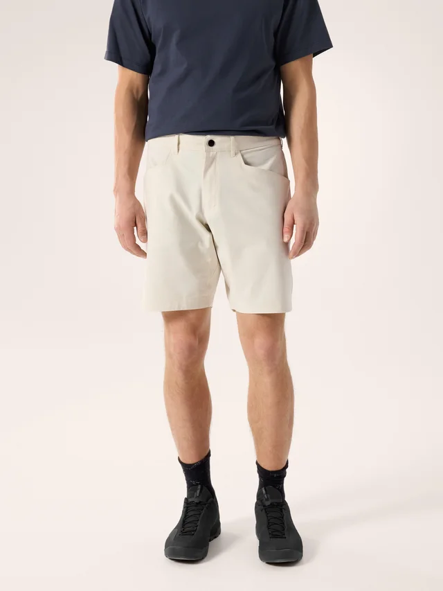 Arc'teryx Kragg Cotton Short 9" Men's in Lining: Warp knit mesh - 100% Polyester · Body: Cotton/Nylon Stretch Dobby 200gsm - 66% Cotton, 20% Nylon, 14% Elastane…, photo 1 of 1