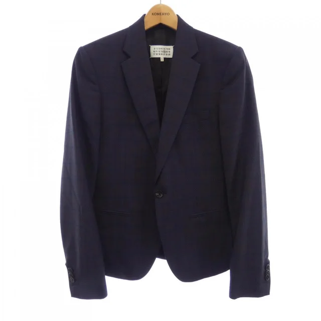【クーポン対象商品】メゾンマルジェラ Maison Margiela ジャケット in Navy Red Check S44704 from KOMEHYO