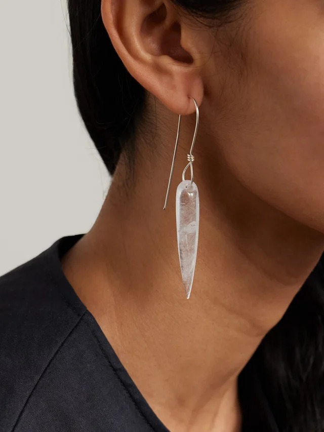 SOPHIE BUHAI Spear silver quartz earrings, photo 2 of 2 from NET-A-PORTER (Canada)