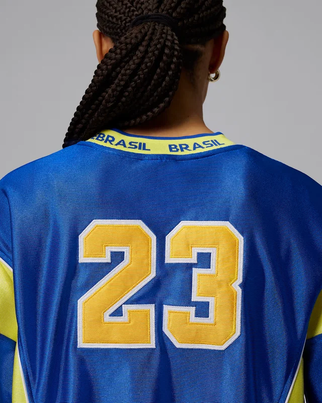 Jordan Brooklyn in Old Royal/Yellow Pulse, photo 5 of 7 from Nike
