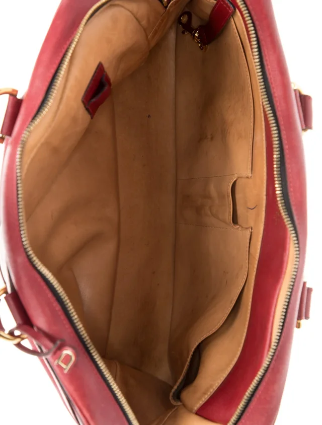 Delvaux Top Handle Bag in Leather from The RealReal, photo 6 of 6