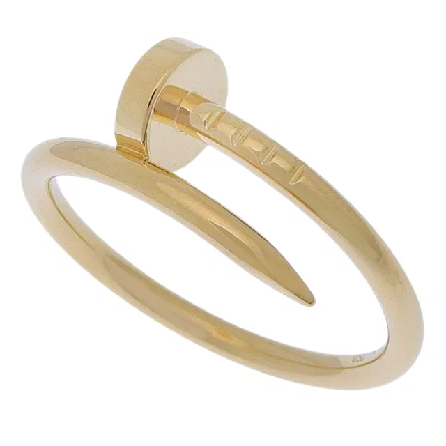 Cartier 18K Juste un Clou Ring #51 Yellow Gold in Yellow from VINTAGE QOO TOKYO