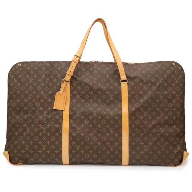 Louis Vuitton Monogram Cabour Garment Case Suit Cover Boston Bag Hanger Missing in Coated canvas from The Reluxe