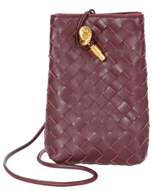 Tiffany & Fred Paris Handwoven Mini Leather Bucket Bag, image 1 of 1 from Rue La La