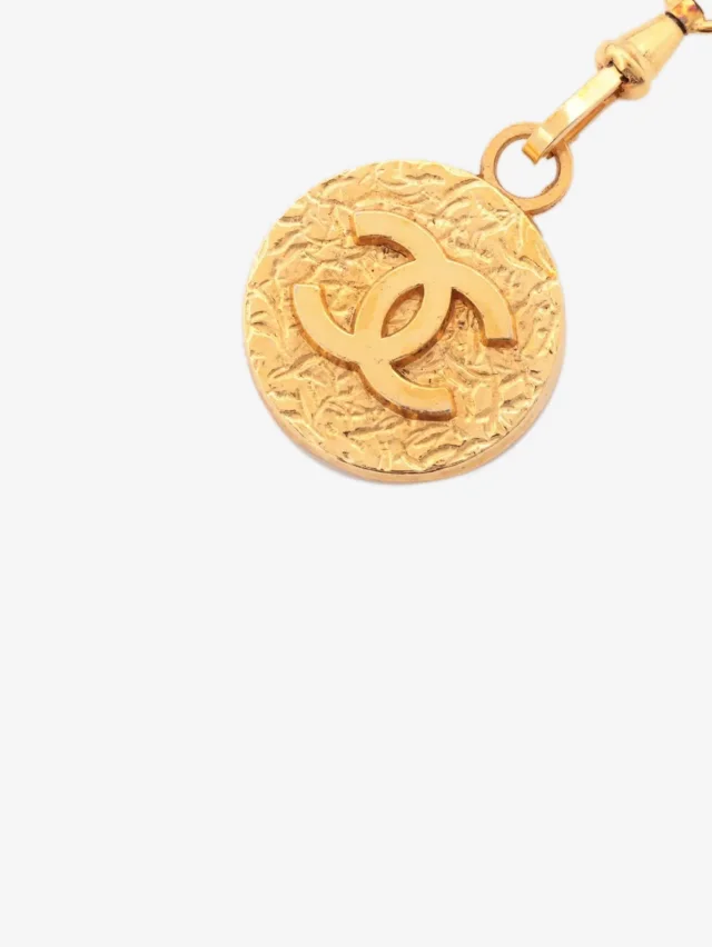 Chanel Beige and gold Coco Mark 1982 chain belt in Beige Leather from Sign of the Times, photo 3 of 5